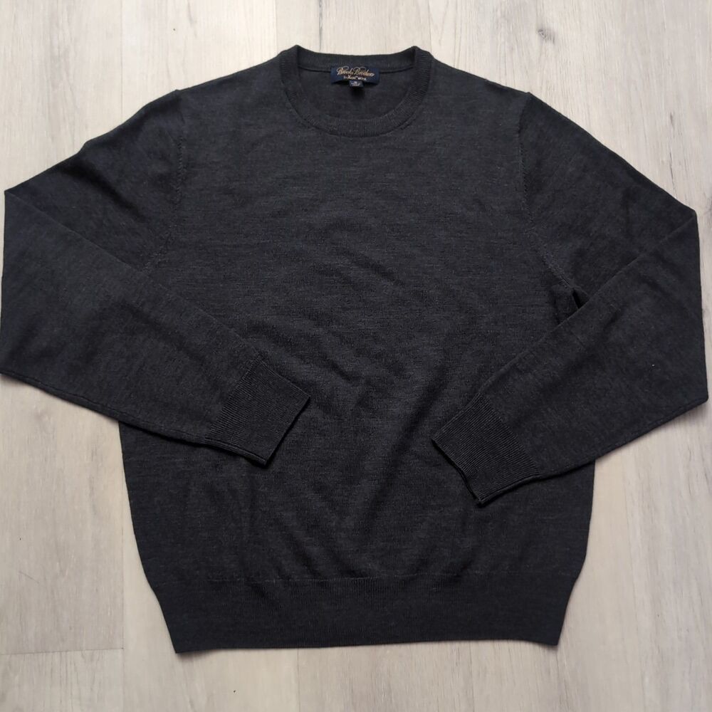 Brooks Brothers Saxxon Wool Sweater Size Men's Medium
